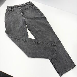 Vintage Ozark Mountain Slim Straight Leg Jeans Size 9/10 Washed Black Denim